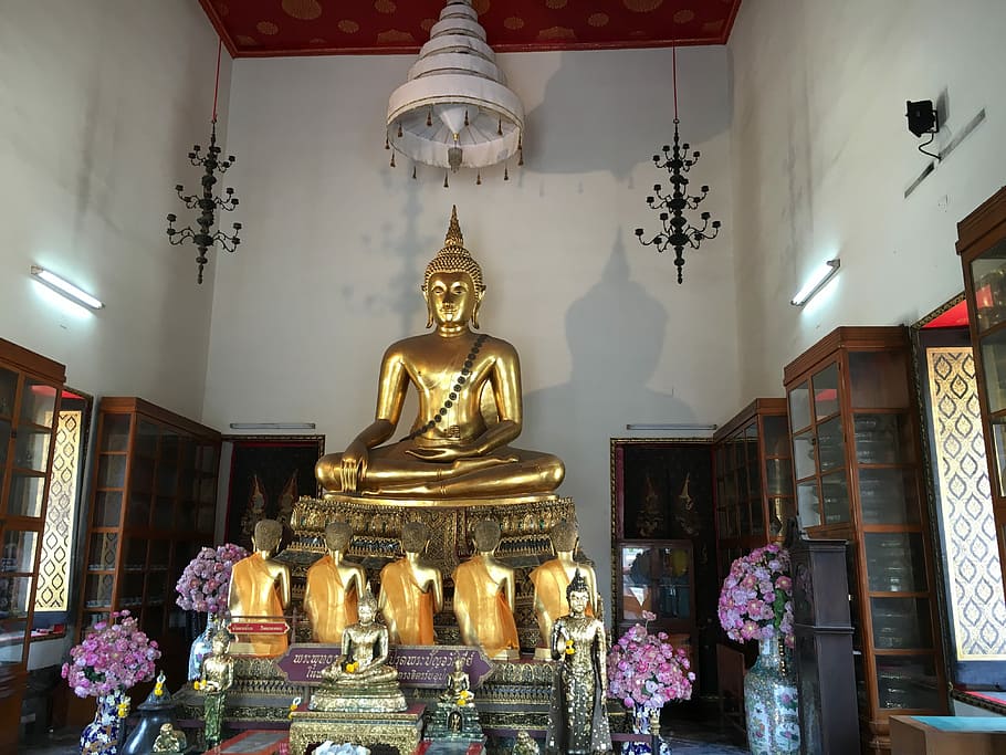 Buda, Tailandia, Asia, Oro, Budismo, templo, sureste, enorme, grande, gran Buda