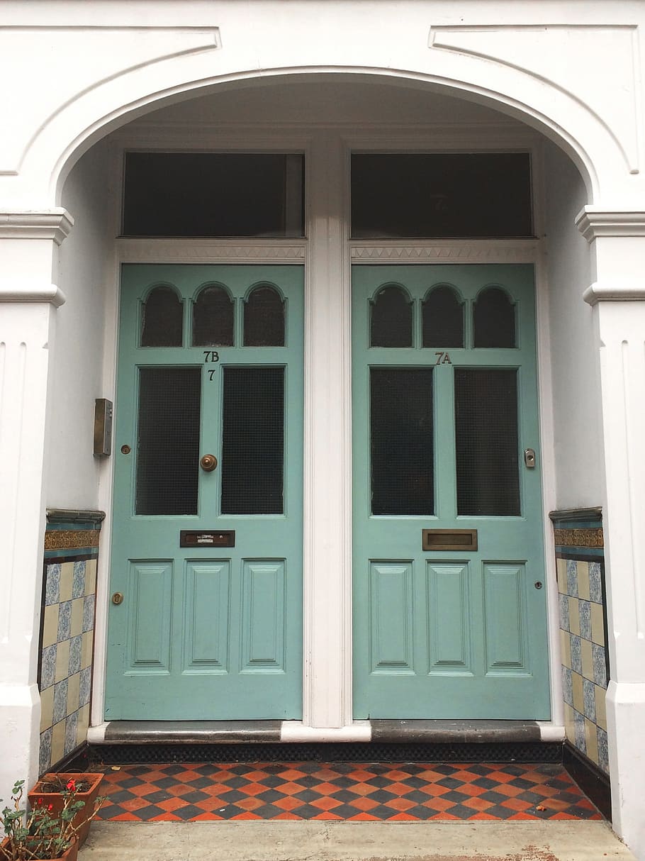 Pintu, Klasik, Arsitektur, Inggris, kayu, dekorasi, vintage, depan, putih, interior