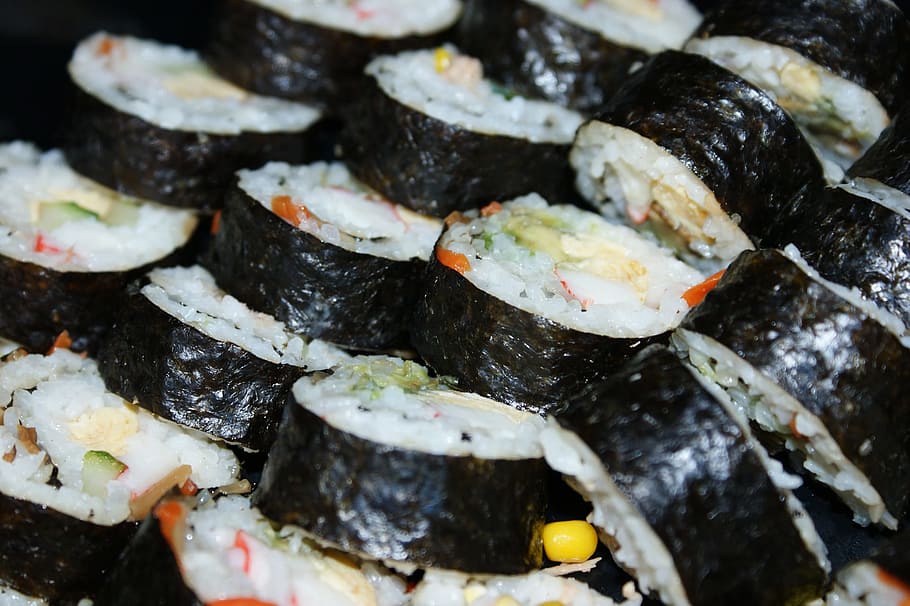California Maki Lot, sushi, comida, arroz, pescado, mariscos, japonés, restaurante, asiático, Japón