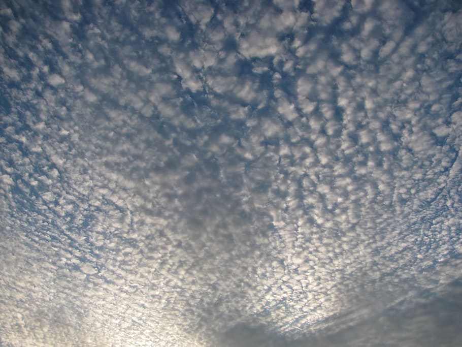 cirrocumulus, cirrus, sky, clouds, outdoors, scenic, tranquil, weather, meteorology, cloudscape