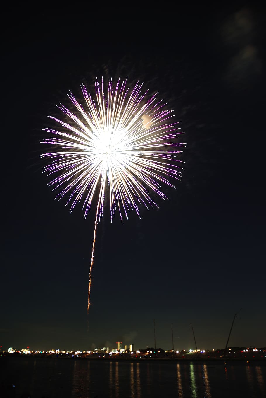 fireworks at night, fireworks, hanabi, colorful, celebration, color, exploding, explosion, burst, night