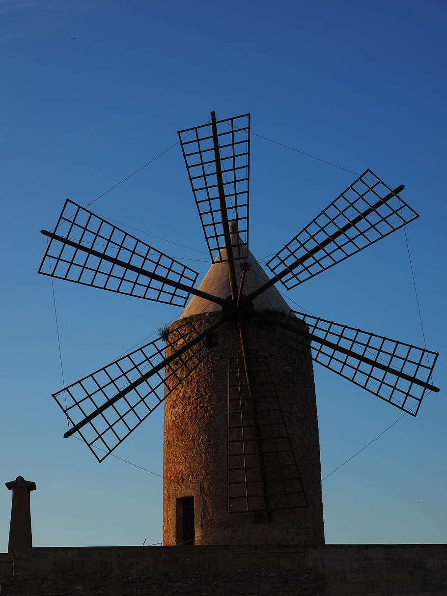Série da cidade moinho de vento medieval fazenda casa torre
