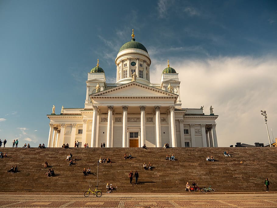 helsinki, helsinki cathedral, cathedral, finland, architecture, church, religion, city, building, scandinavia