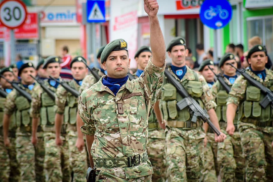 soldier, parade, army, military, marching, uniform, proud, armed forces, government, army soldier