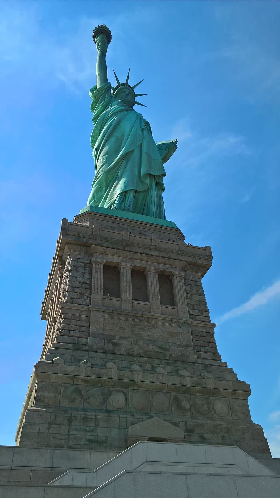 statue, liberty, dom, famous, usa, sculpture, low angle view, art and craft, human representation, travel destinations