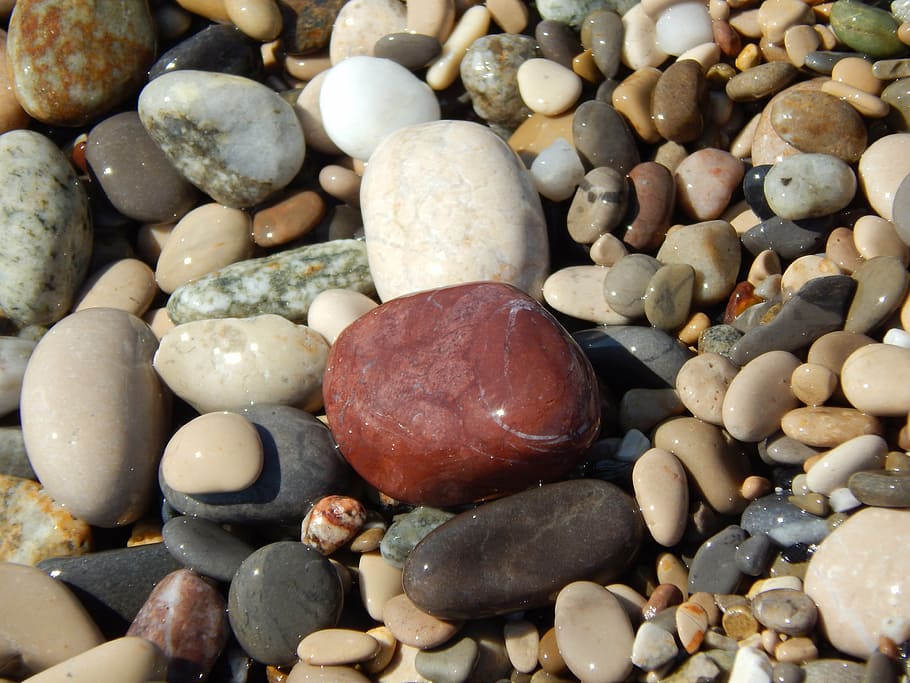 sassi, pedras, praia de calhau, seixo, rocha - objeto, pedra - objeto, praia, natureza, planos de fundo, mar