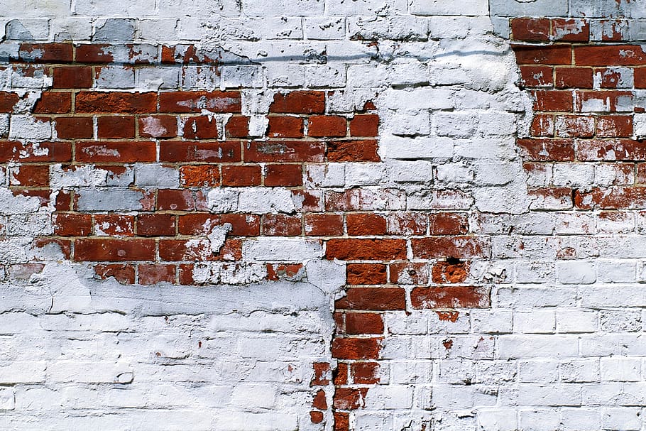 ladrillo, pared, pared de ladrillo, dama, barrera, blanco, estructura, muro de piedra, corporación, piedra