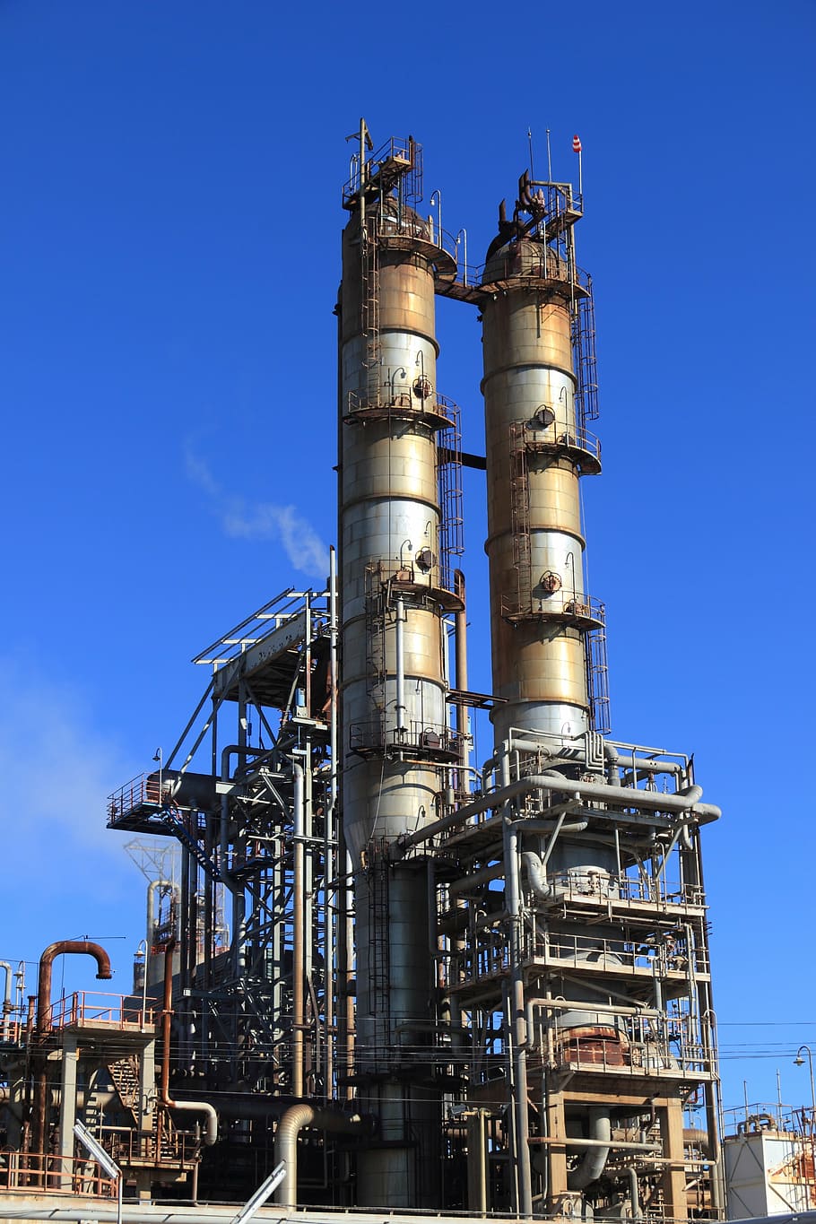 spain, industry, equipment, plant, production, factory, refinery, pipe - Tube, chemical Plant, chimney