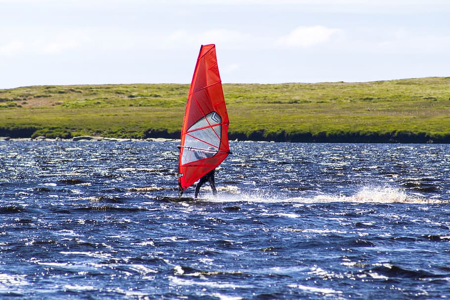 Windsurfer, Water, Windsurfing, surfing, sport, wind, board, surfboard, activity, recreation