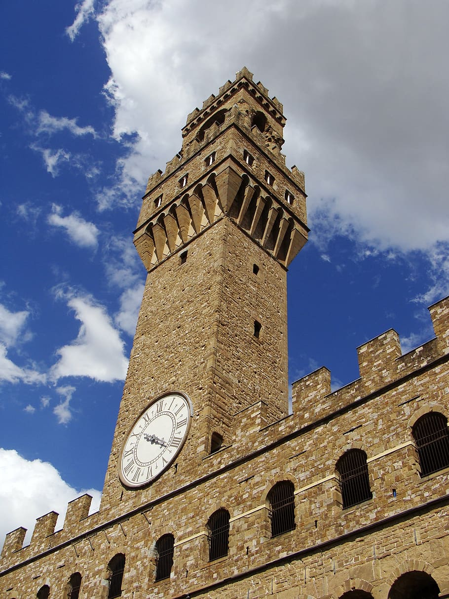 Palazzo Vecchio, Florencia, Italia, edificio, arco, renacimiento, famoso, viajes, arquitectura, Toscana