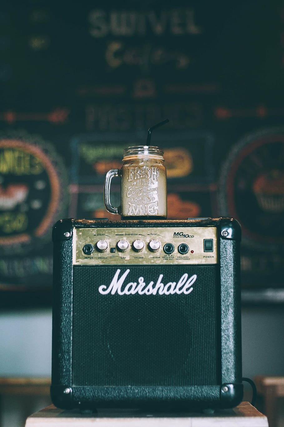 amplifier, brand, classic, container, drink, marshall, old, retro, shapes, trademark