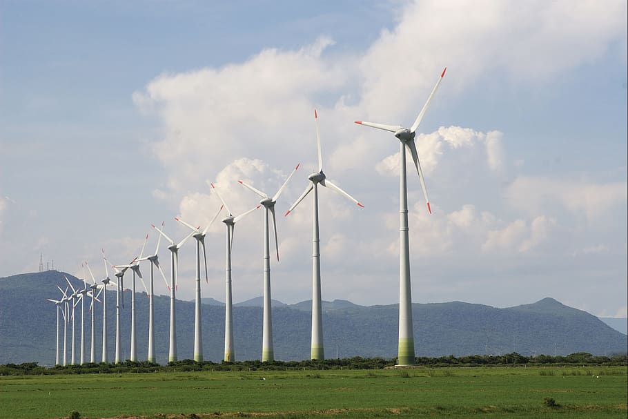 white wind turbines, white, wind turbines, osório wind farm, osório, brazil, clean energy, environmental conservation, wind power, wind turbine