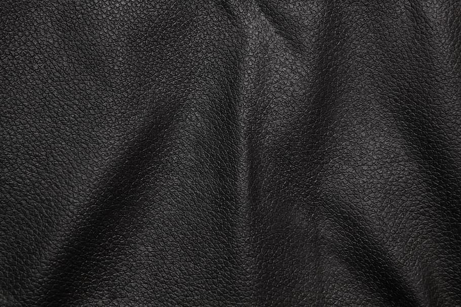 cuero, negro, fondo, textura, ondulado, detalle, sustancia, ropa, material, moda
