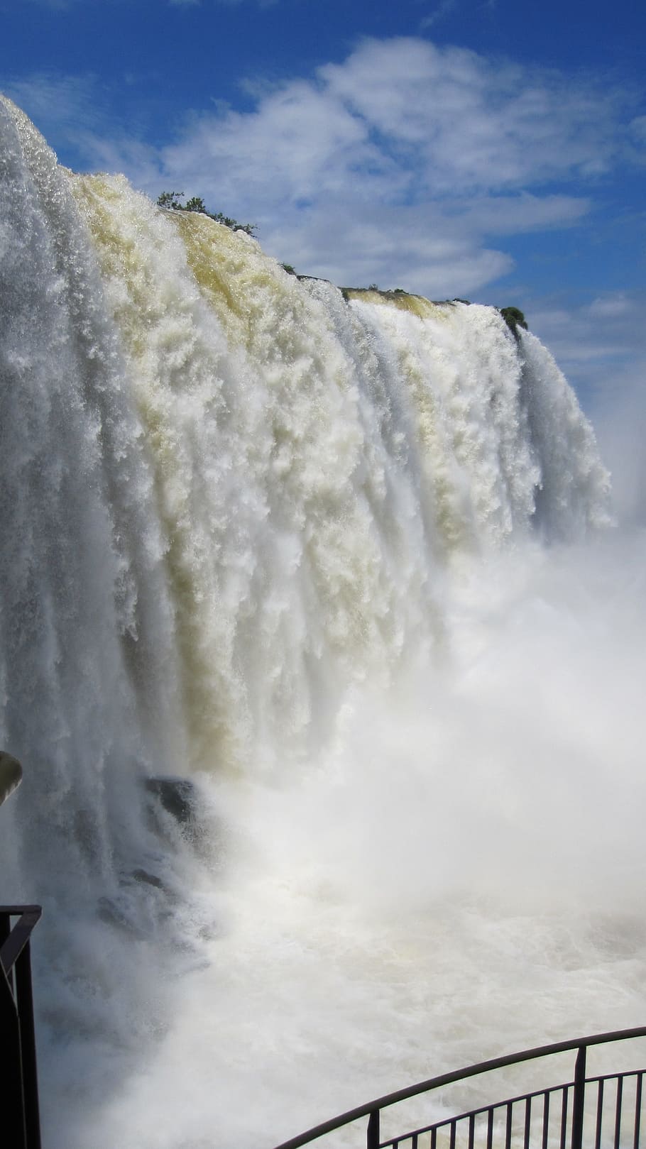 iguazu, waterfall, water wall, water, river, roar, spray, imposing, impressive, iguazú waterfalls
