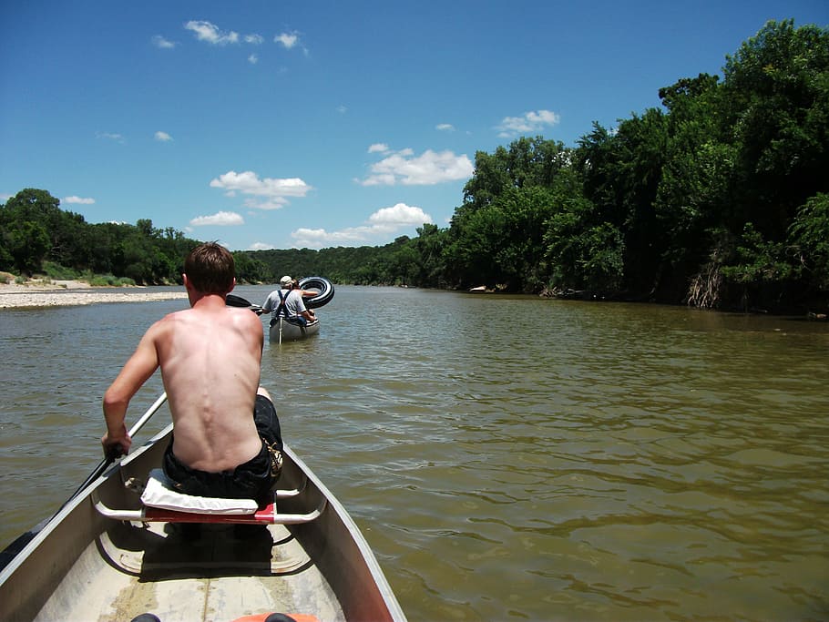 canoeing, brazos river, texas, outdoors activities, sunburn, sunscreen, activity, protection, leisure, suntan