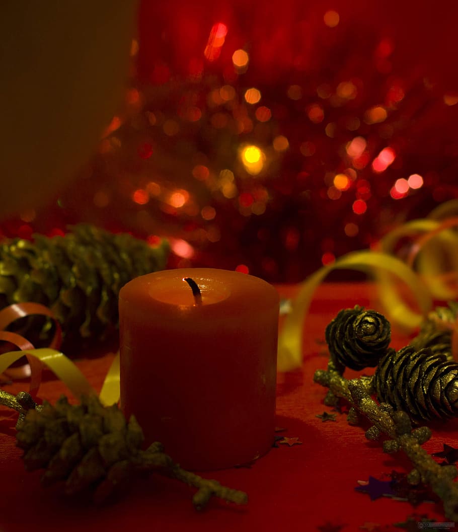 christmas, candle, red, december, symbol, wreath, christmas icons, decorative, icon, blue