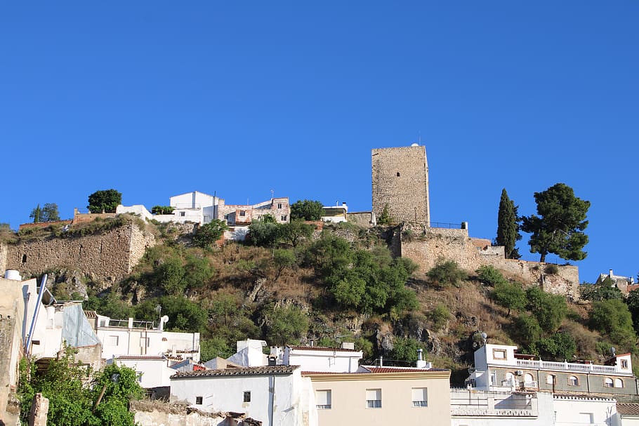 tower, almedina, fortress, wall, martos, jaen, andalusia, spain, castle, historically