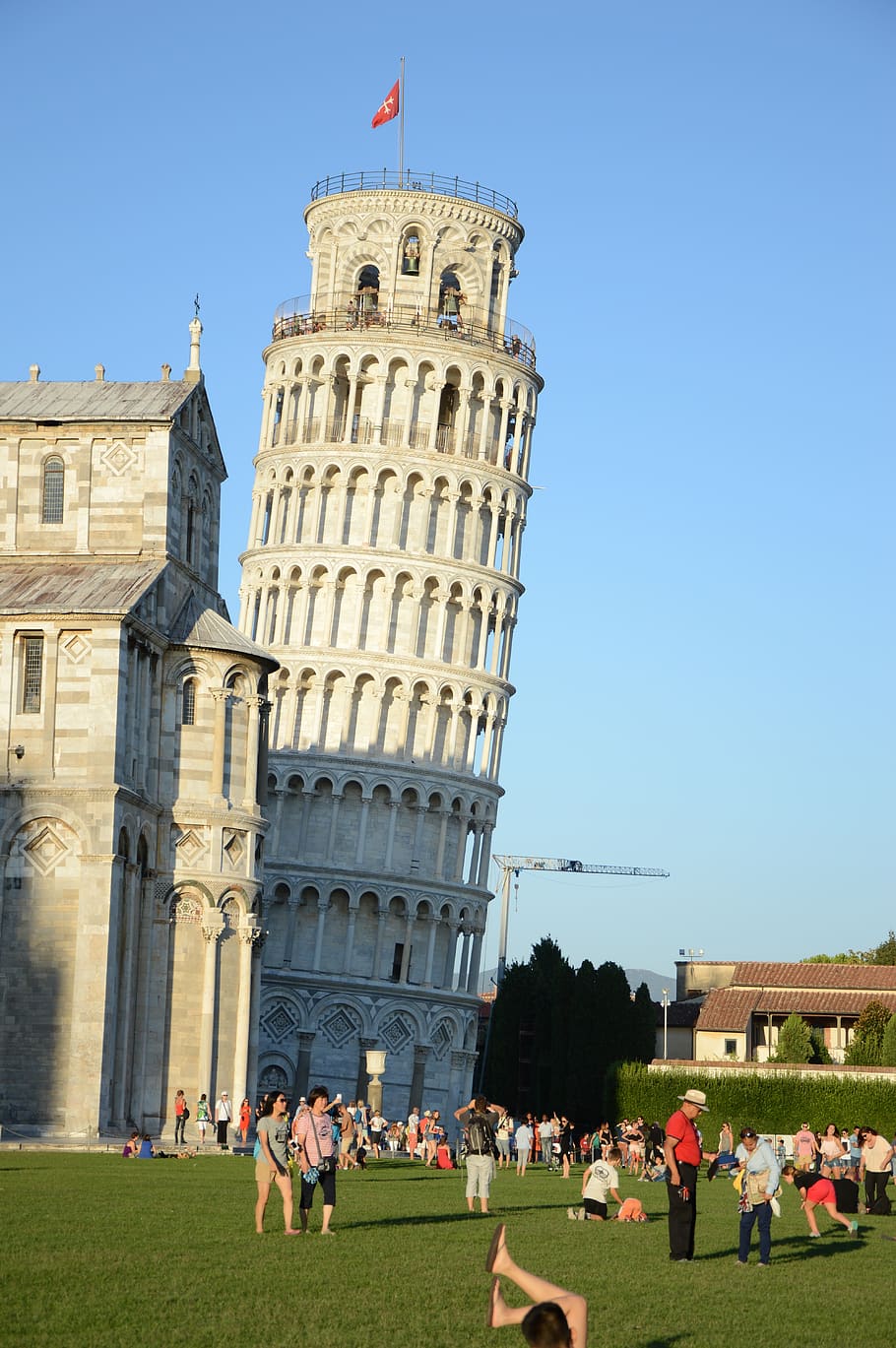 itália, pisa, torre, monumento, antigo, velho, campanário, toscana, obras, cultura