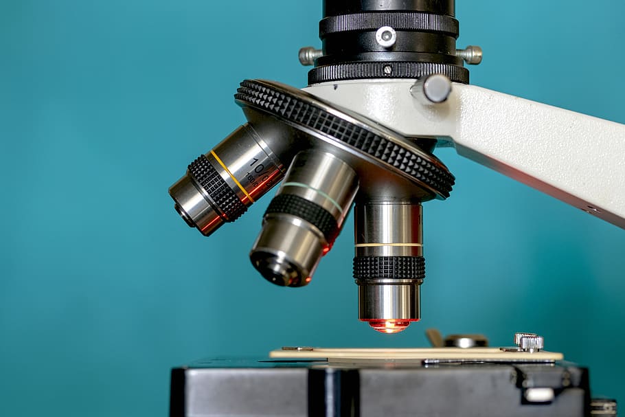 microscópio, slide, pesquisa, teste, experimento, amostra, ferramenta, biotecnologia, análise, equipamento