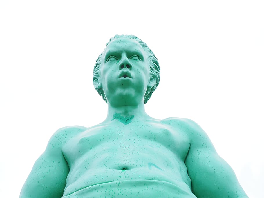 artwork, person, green, giant, man, human, art, sculpture, figure, westerland