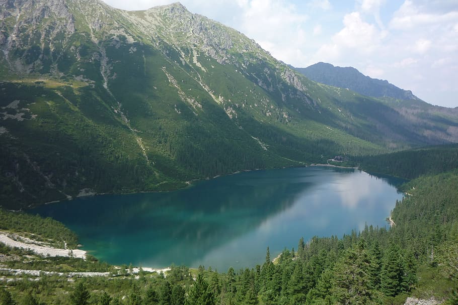 Polonia, Tatry, montañas, paisaje, naturaleza, el parque nacional, turismo, polacos tatras, arriba, vista
