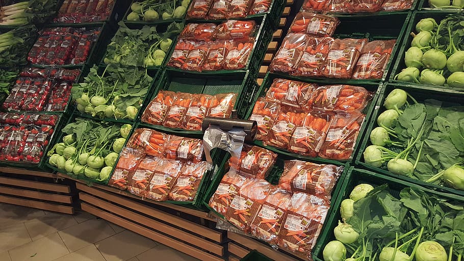kios sayur, belanja, supermarket, pasar, barang, makanan dan minuman, makanan, eceran, untuk dijual, kesegaran