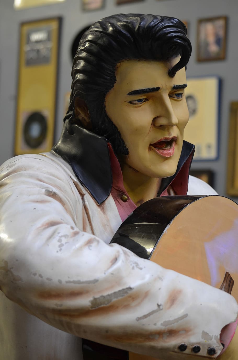 Elvis, Wooden, Carving, Music, art, king, rock and roll, craftsman, wood, sculpture