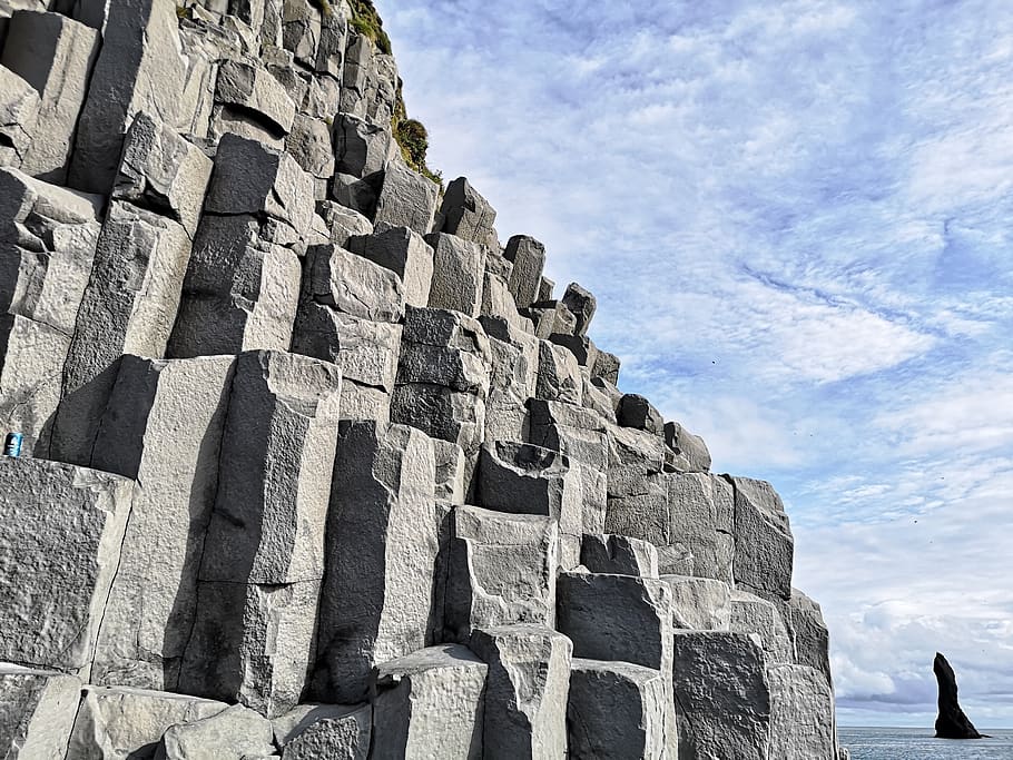 iceland, rock, history, sky, the past, day, nature, architecture, built structure, ancient