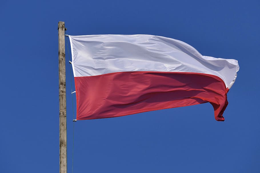 banner, flag, pennant, szturmówka, wimpel, bandera, emblem, national symbol, the mast, red