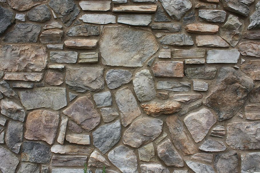 灰色, 茶色, 石の壁, テクスチャ, 石, 壁, 背景, デザイン, 自然, 石材