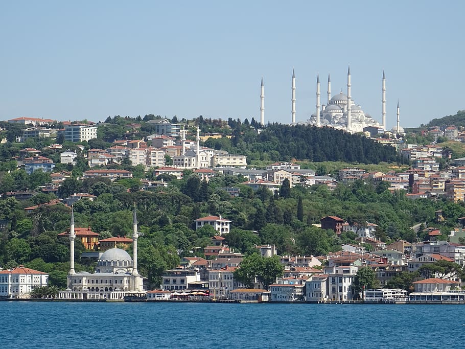Estambul, arquitectura, ciudad, turismo, viajes, Turquía, Estambul Turquía, Europa, escénica, exterior del edificio