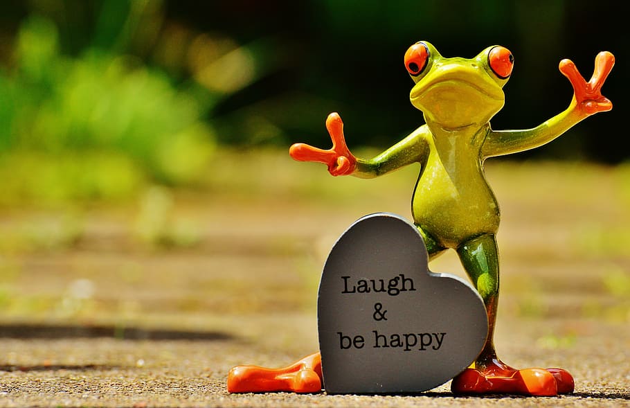 green, frog, ceramic, figurine, funny, laugh, cheerful, happy, positive, smile