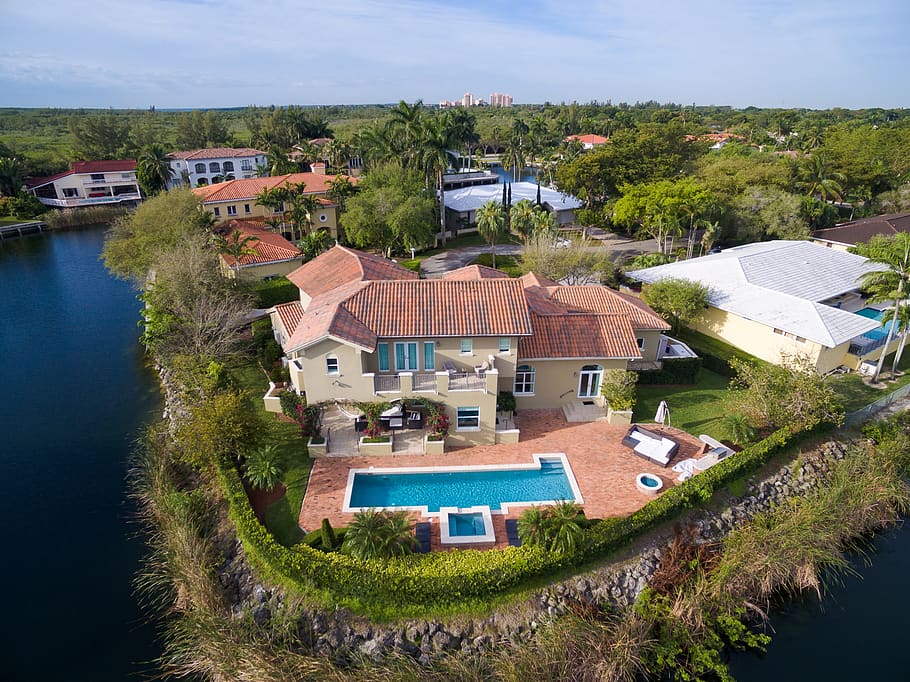 aerial, real estate, home, house, agent, south florida, miami, building exterior, architecture, built structure