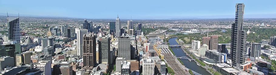 panorama de melbourne, distrito central de negocios, arquitectura, ciudad, centro, paisaje urbano, negocios, metropolitano, horizonte, australia