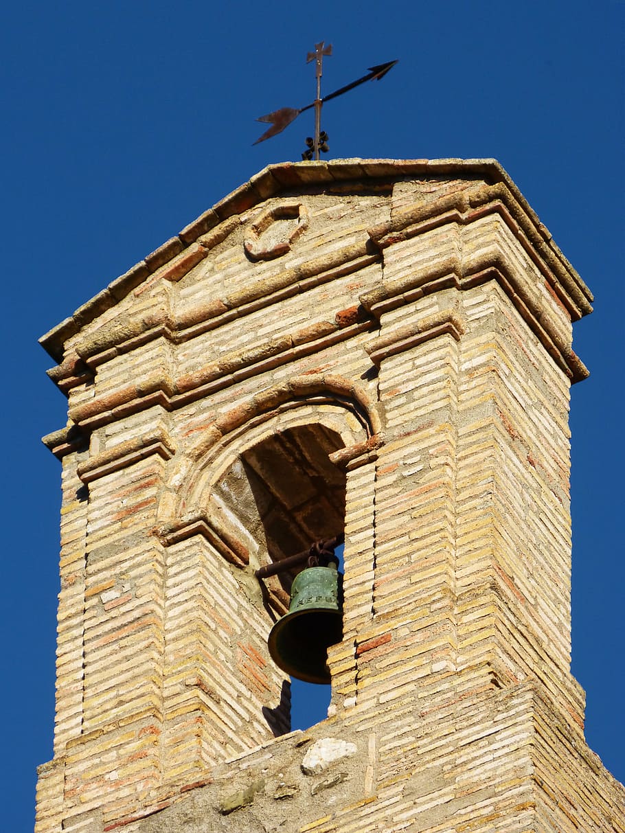 bell tower, bulrush, campaign, hermitage, church, architecture, bell Tower - Tower, religion, christianity, built structure
