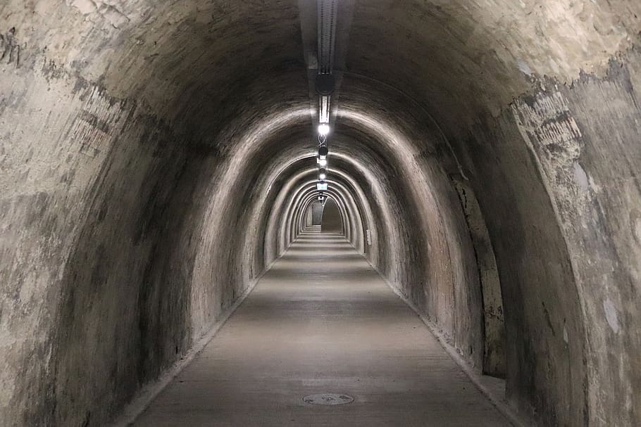 tunnel, under earth, dark, way, road, travel, direction, the way forward, architecture, diminishing perspective