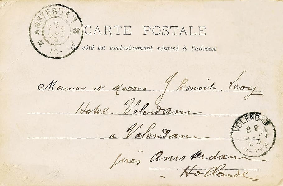 Carte Postale, 古い, ポストカード, フランス語, パリ, ヴィンテージ, レトロ, カード, 紙, アンティーク