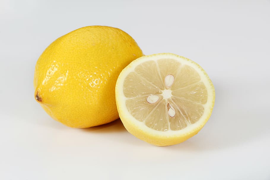 yellow lime, lemon, fruit, vegetable, slice, citrus fruit, yellow, healthy eating, studio shot, food and drink