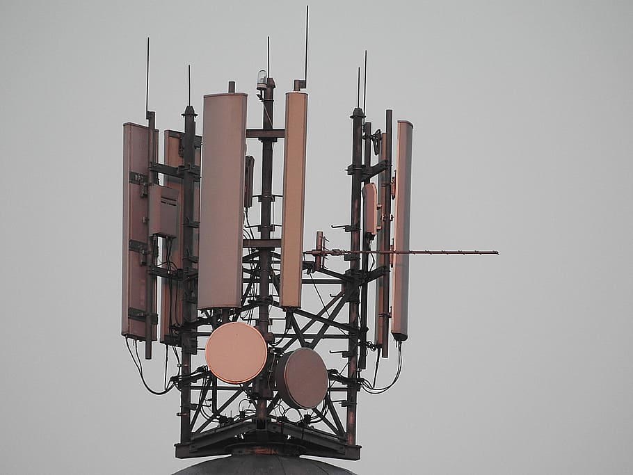 mobile, phone masts, Mobile Phone, Masts, Radiation, mobile phone masts, radio antenna, communication, mobile antenna, studio shot