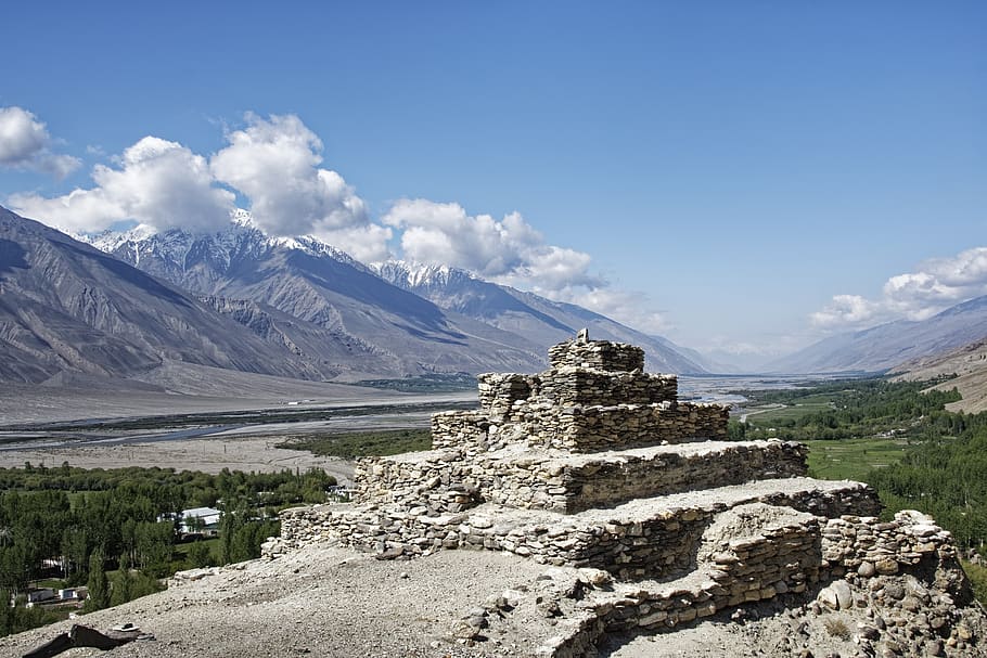 tajikistan, buddhist stupa, stupa, historically, religion, buddhism, mountain-badakhshan, pamir, hindu kush, high mountains