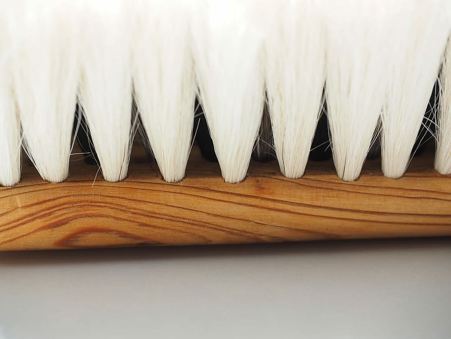 Bristles, Goat, Hair Brush, Clean, goat hair brush, brush, wipe, feather duster, make clean, wooden brush