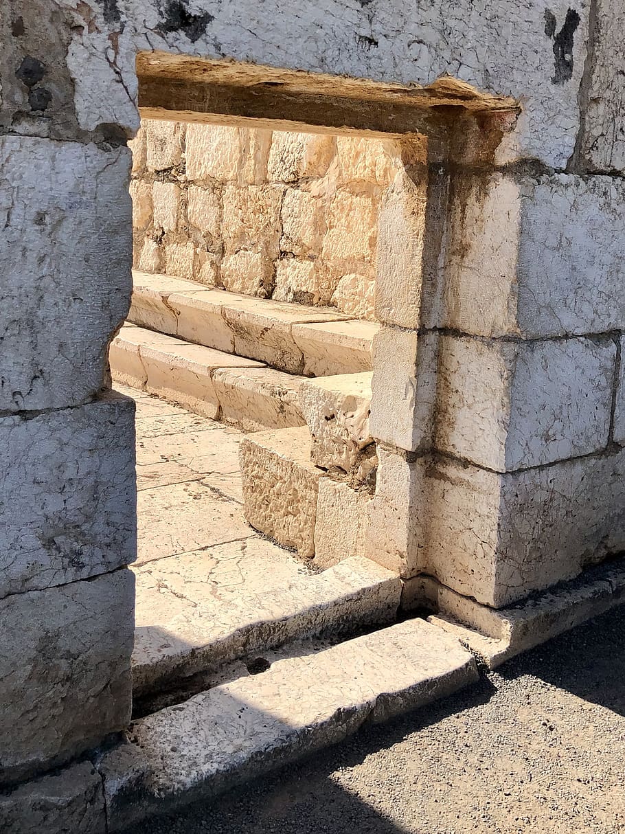 door, the synagogue, israel, ruins, archaeology, light, romans, the jewish, judaism, nun