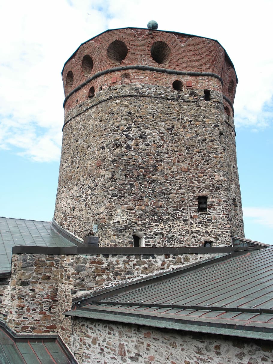Finnish, Castle, Tower, Tower, Castle, olaf's castle, tower, castle, medieval, history, savonlinna, ooppperajuhlat