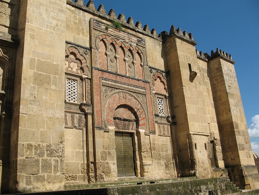 Córdoba, España, arte musulmán, arquitectura, islam, lugar famoso, mezquita, minarete, estructura construida, exterior del edificio