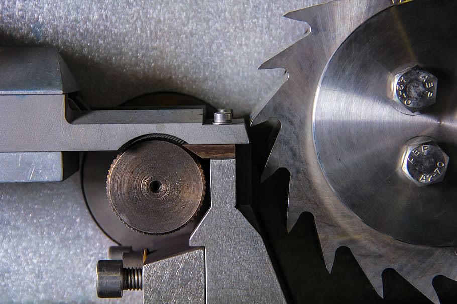 stainless, steel, saw, blade, industrial, gears, technology, industry, machine, engineering
