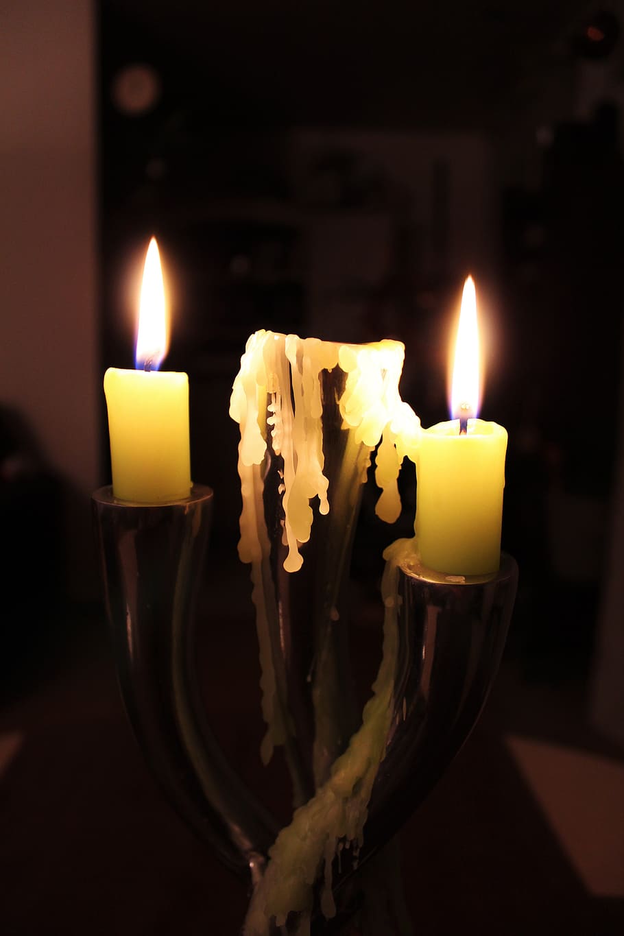 candle, flame, wax, nocturne, warm, green, money, candleholder, respondent, night