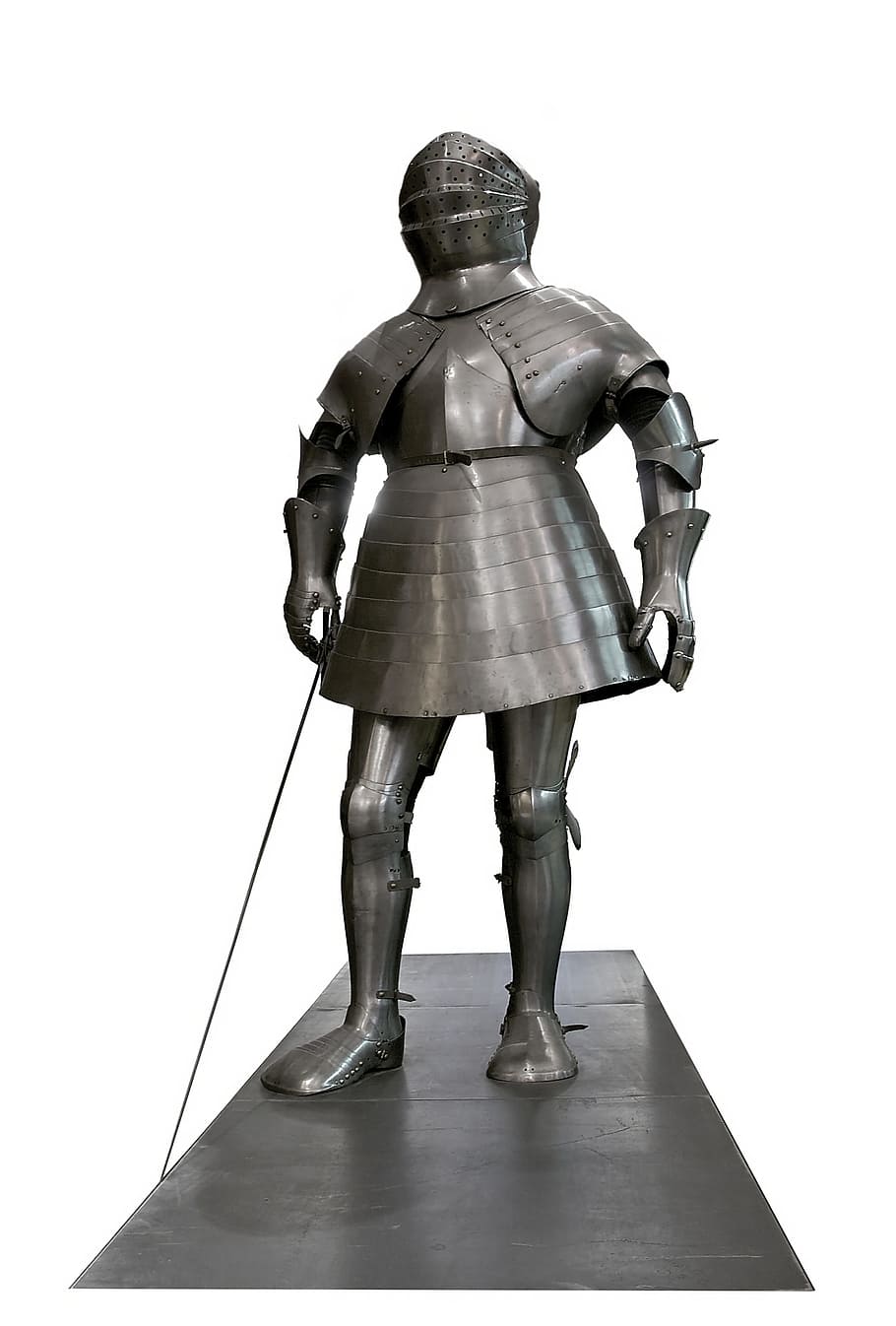 armadura, caballero, histórico, museo, medieval, guerrero, metal, protección, hierro, antiguo