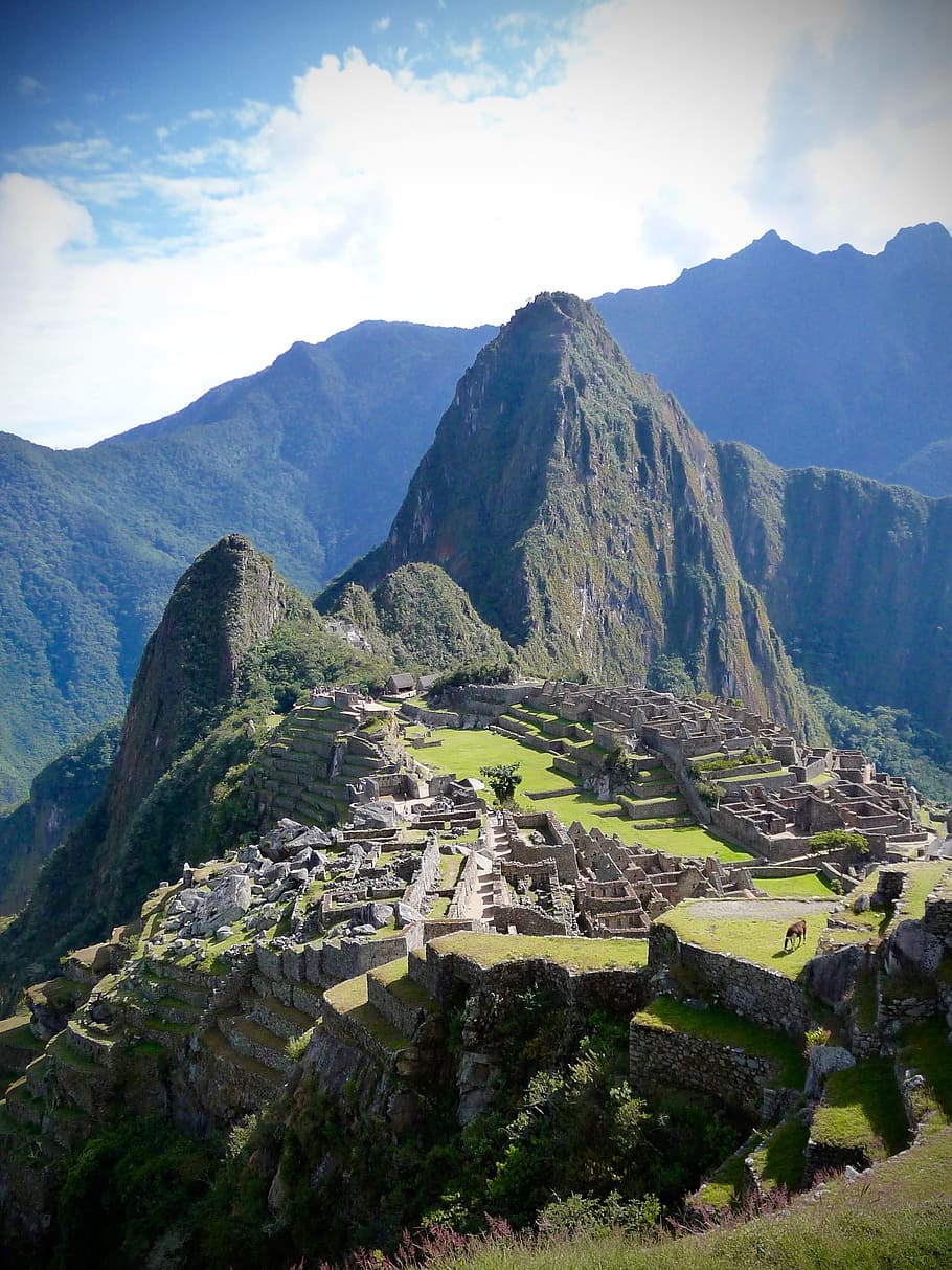 Machu, Picchu, Sun, Gate, machu, picchu, mountain, nature, landscape, scenics, inca