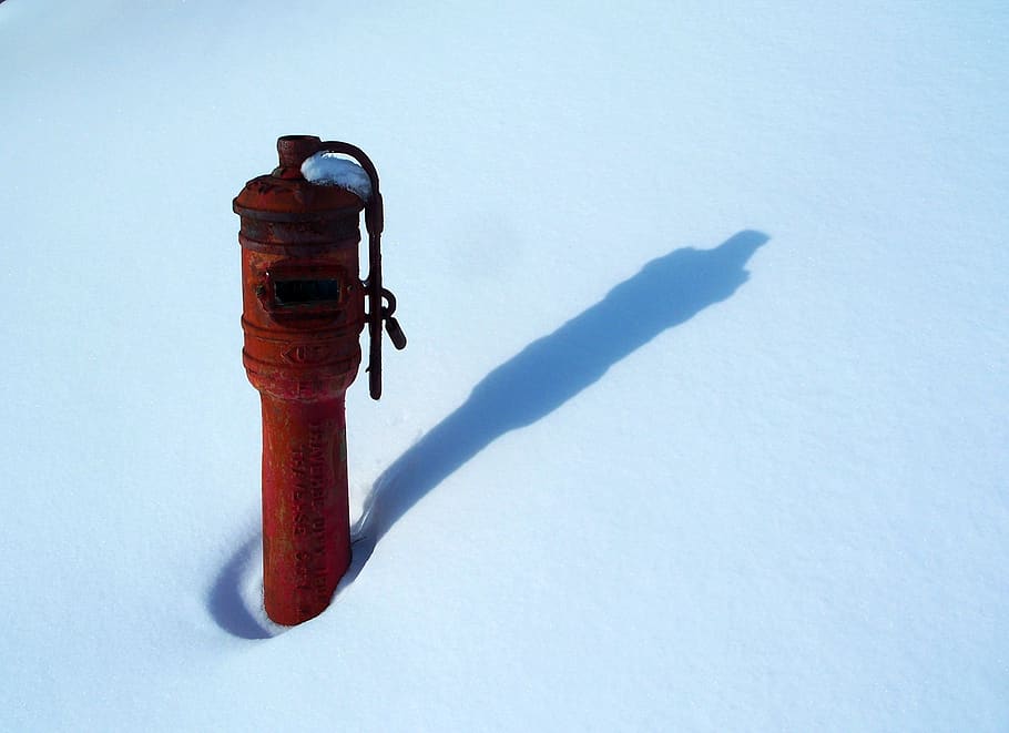 boca de incêndio, fogo, água, emergência, segurança, resgate, equipamento, mangueira, neve, queda de neve