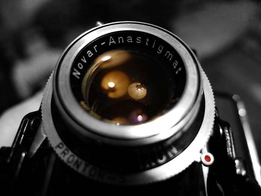 Camera, Lens, Analog, Old, Vintage, camera, lens, antique, photograph, photo camera, retro